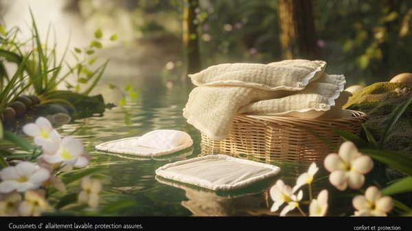 Coussinets d'allaitement lavables : confort et protection assurés