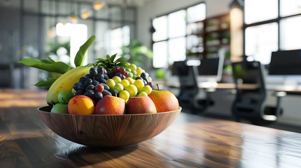 Fruits au bureau : boostez bien-être et productivité